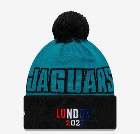 Jacksonville Jaguars International City Games 2026 New Era Team Beanie Thumbnail