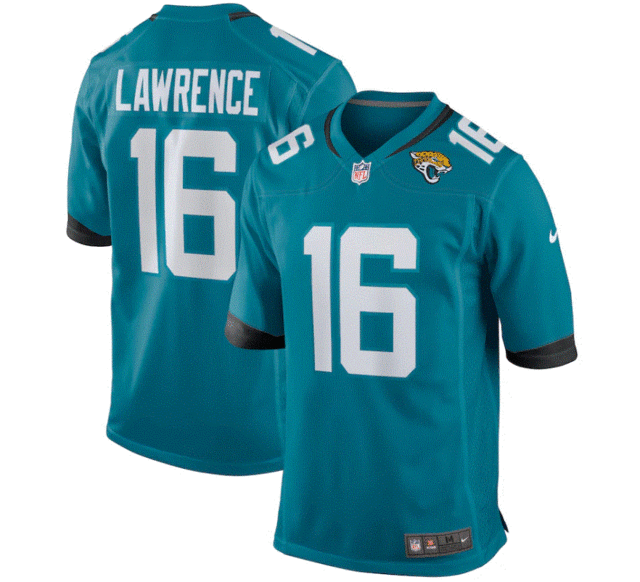 Women's Nike Trevor Lawrence Teal Jacksonville Jaguars Game Jersey