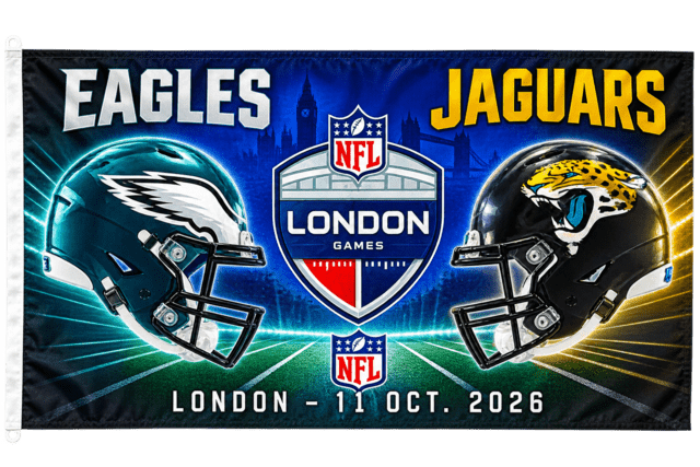 NFL International Games 2026 Flag - Eagles v Jaguars - Tottenham