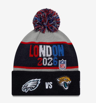 NFL International Games 2026 New Era H2H Eagles v Jaguars Beanie