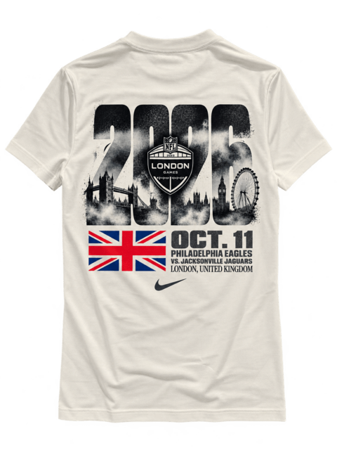 NFL International Games 2026 Nike Match Up T-Shirt - Eagles vs Jaguars Thumbnail