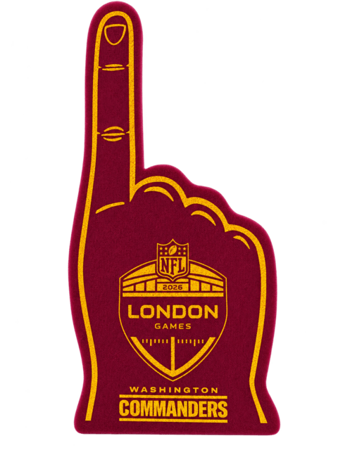 Washington Commanders International Games 2026 Foam Finger
