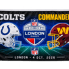 NFL International Games 2026 3x5 Flag - Colts v Commanders - Tottenham London Thumbnail