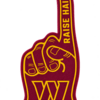 Washington Commanders International Games 2026 Foam Finger Thumbnail